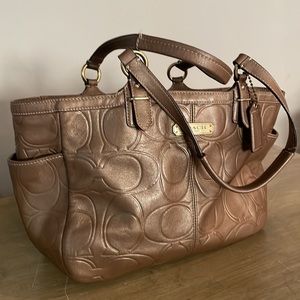 Coach leather bag